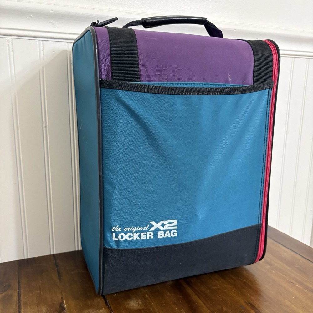 Vintage OGIO Original X2 Locker Bag Travel 90s Hard Body Shelf Pockets Hold-All
